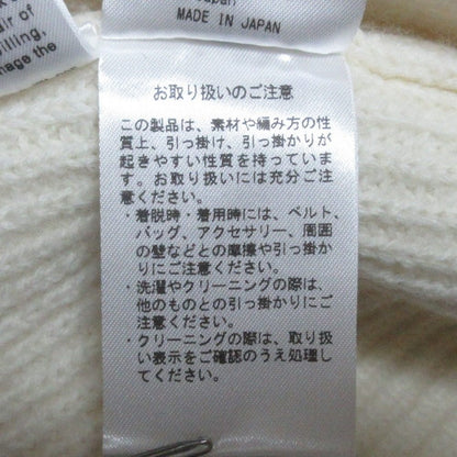 CULLNI ダブル ハイ ネック スリット ニット ウェア