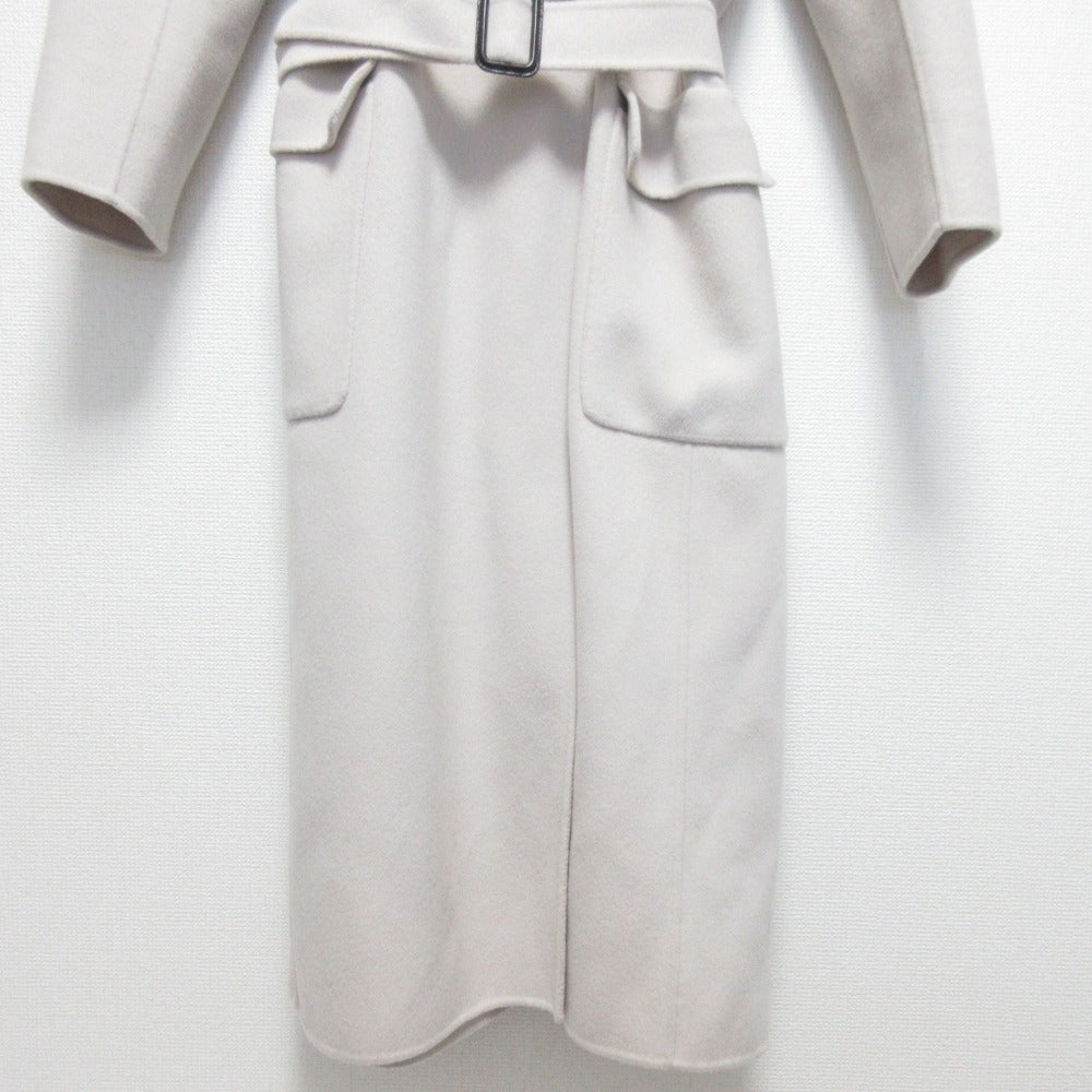 S Max Mara ポリ ウール ロング コート