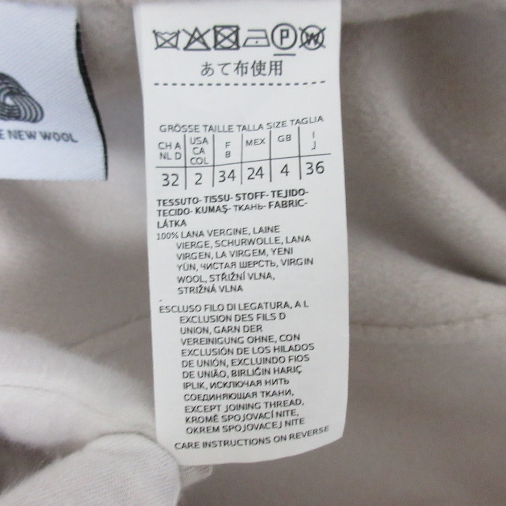 S Max Mara ポリ ウール ロング コート