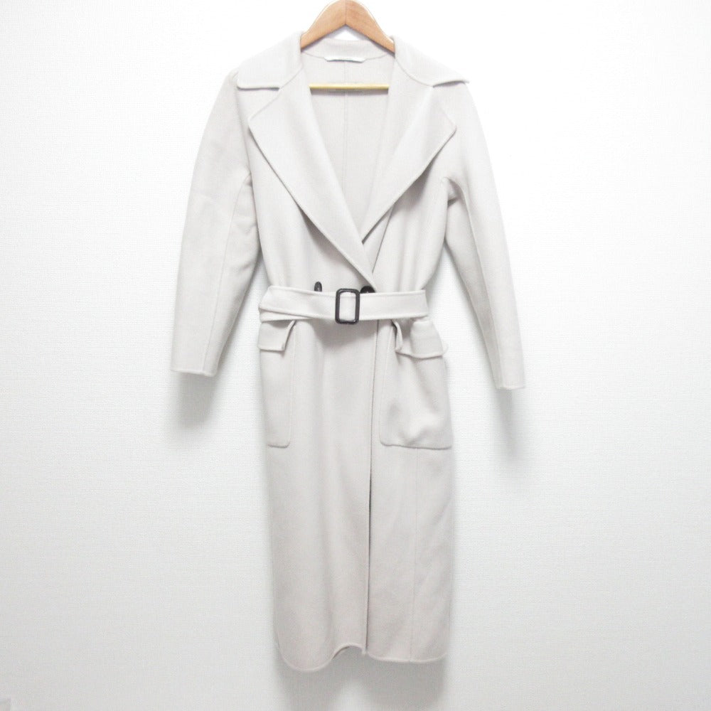 S Max Mara ポリ ウール ロング コート