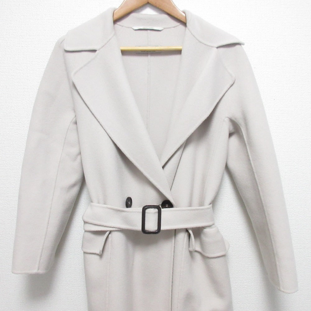 S Max Mara ポリ ウール ロング コート