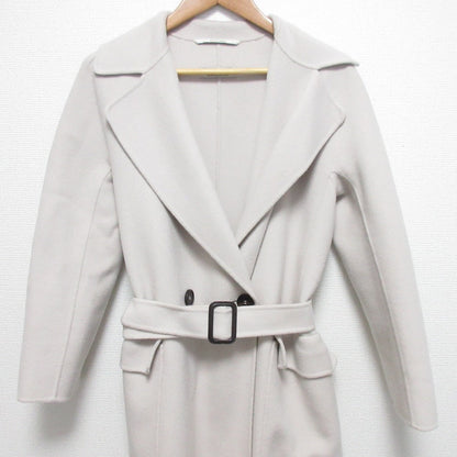 S Max Mara ポリ ウール ロング コート