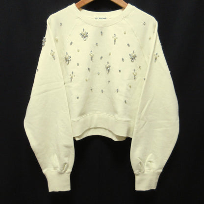 Lily Brown CANDY ビジュー スウェット ショート トップ