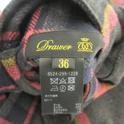 Drawer チェック リバーシブル スカート