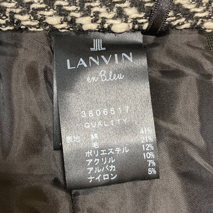 ランバンオンブルー ツイードスカート