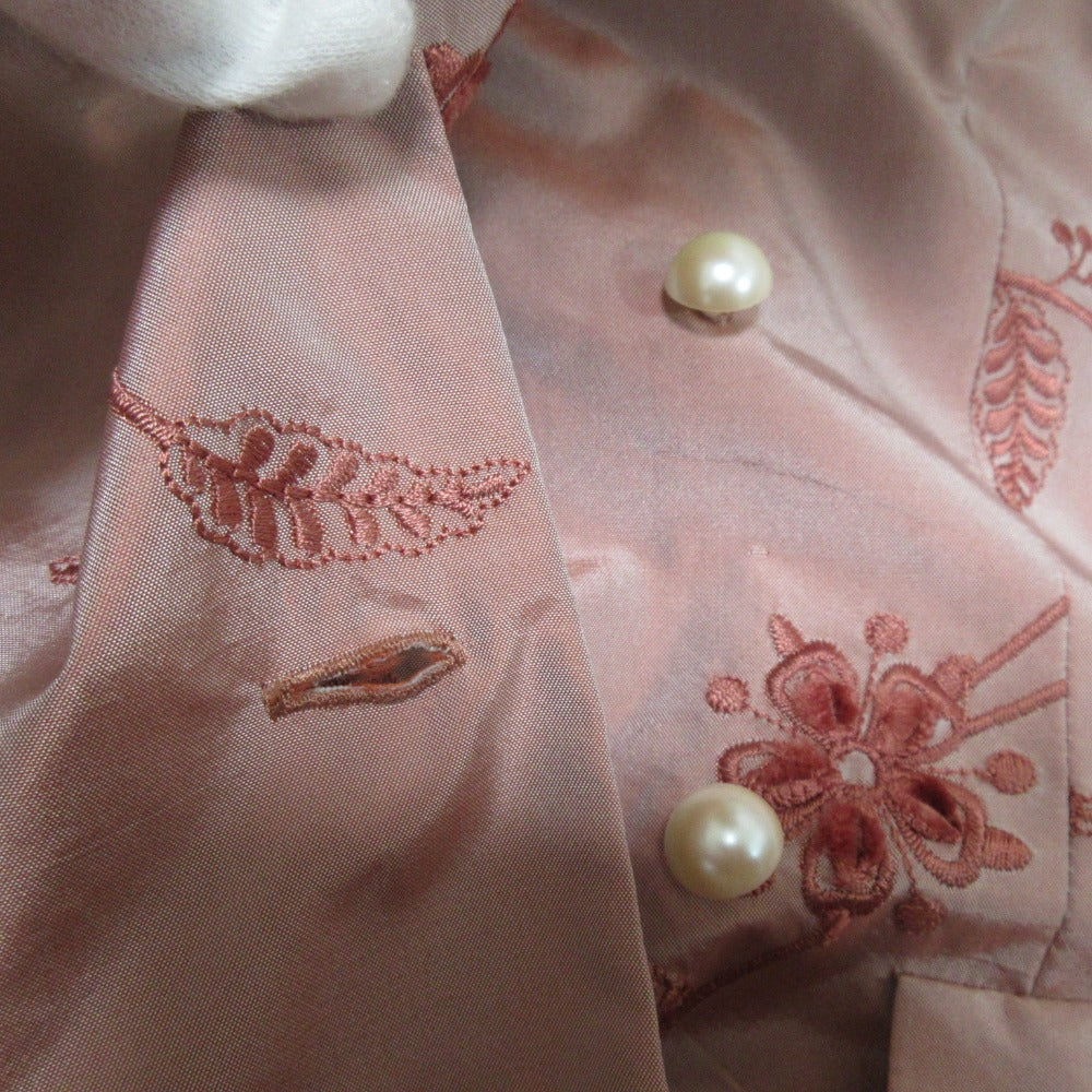 Rene 刺繍 シルク 2way ドレス ジャケット