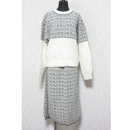 INDIVI ジャカード ニット 2way セットアップ