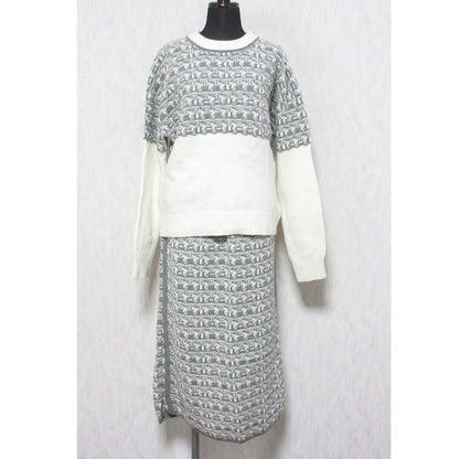 INDIVI ジャカード ニット 2way セットアップ