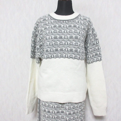 INDIVI ジャカード ニット 2way セットアップ