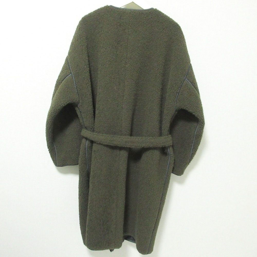 archi ボア フリース ロング コート
