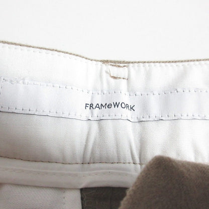 FRAMeWORK T/R両面起毛パンツ