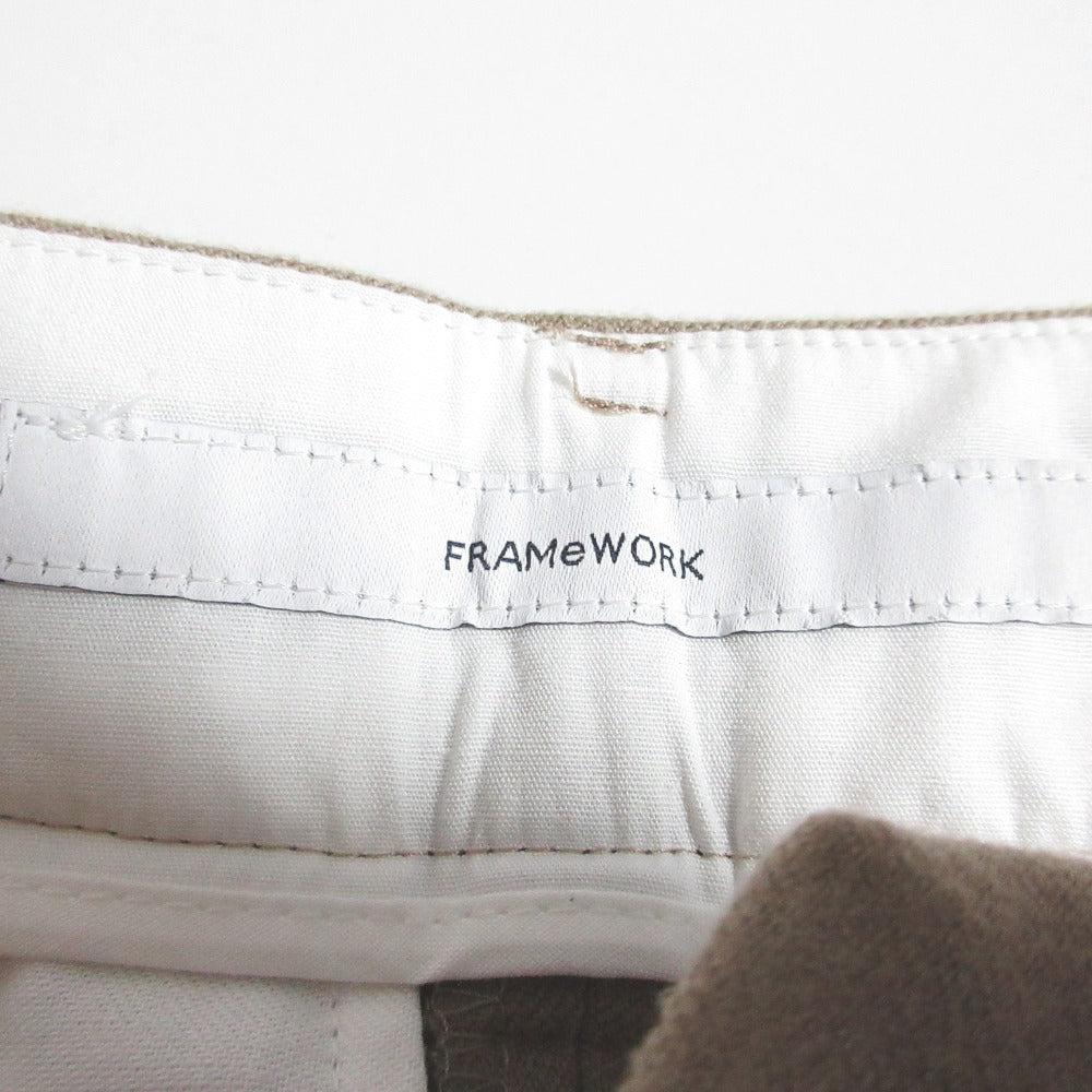FRAMeWORK T/R両面起毛パンツ