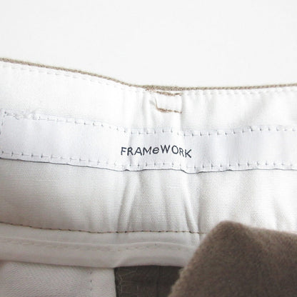 FRAMeWORK T/R両面起毛パンツ