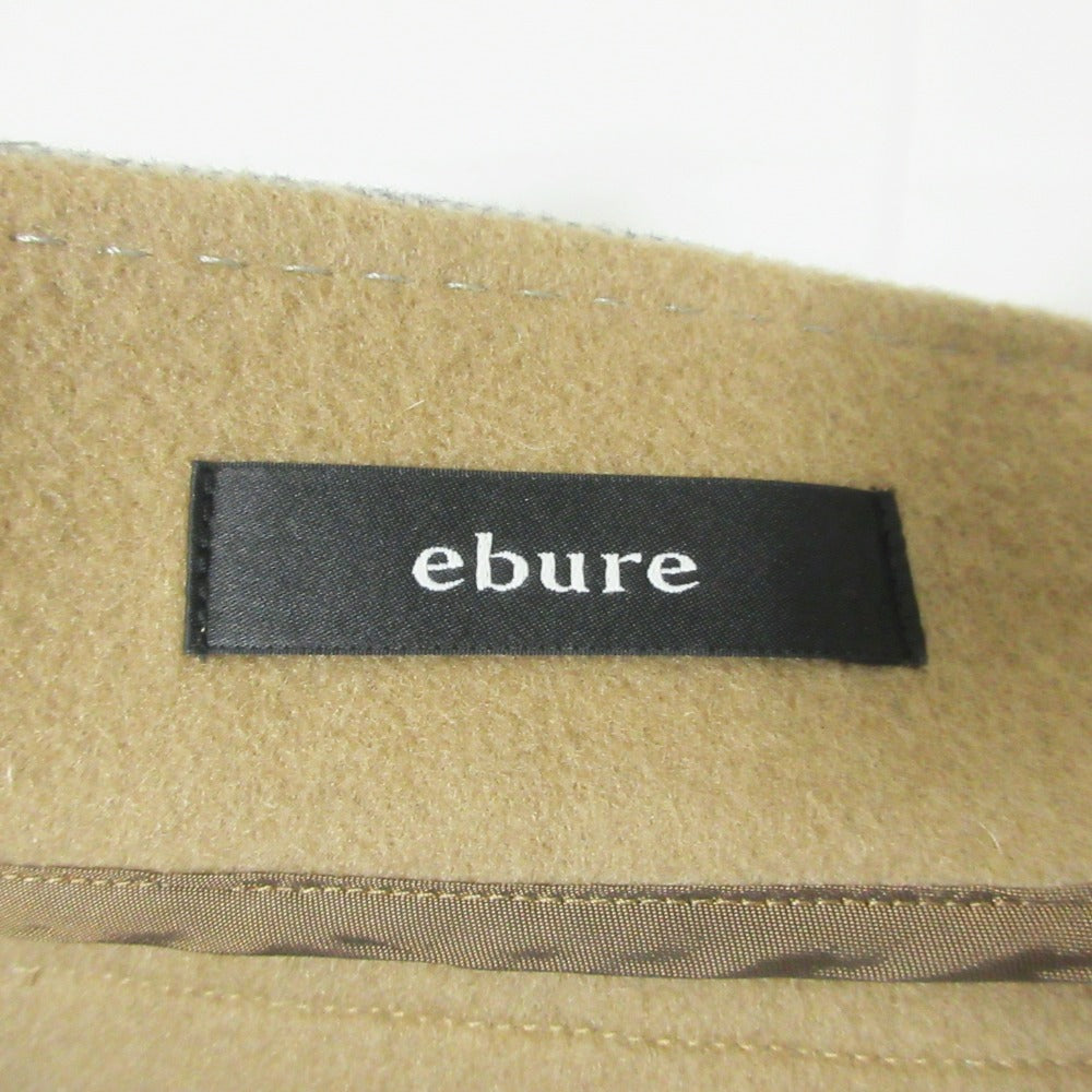 ebure ヘリンボーン ダブル フェイス マキシ スカート