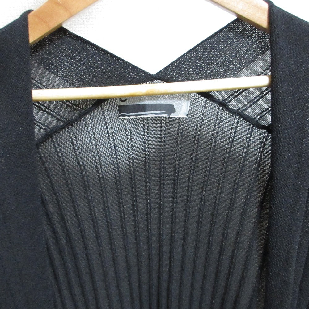 カオス ペーパー ヤーン ロング ニット カーディガン