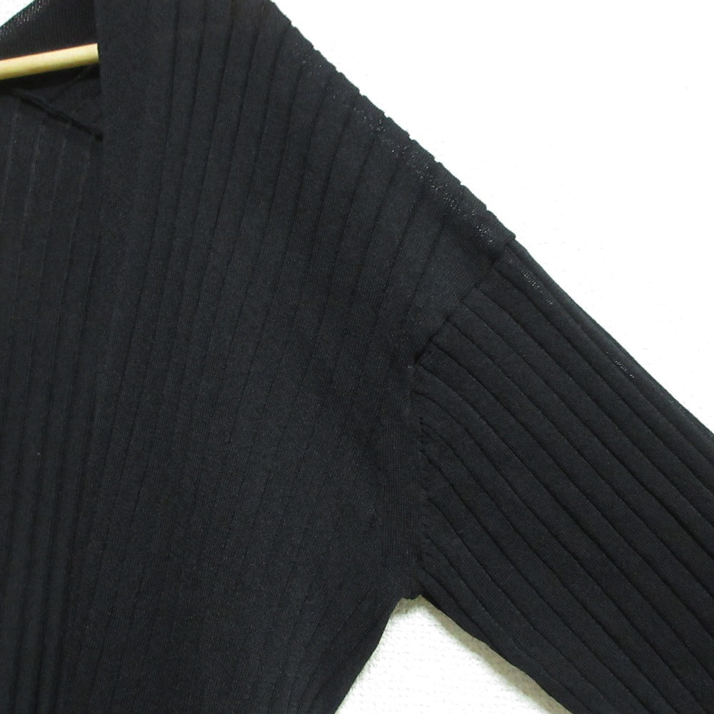 カオス ペーパー ヤーン ロング ニット カーディガン