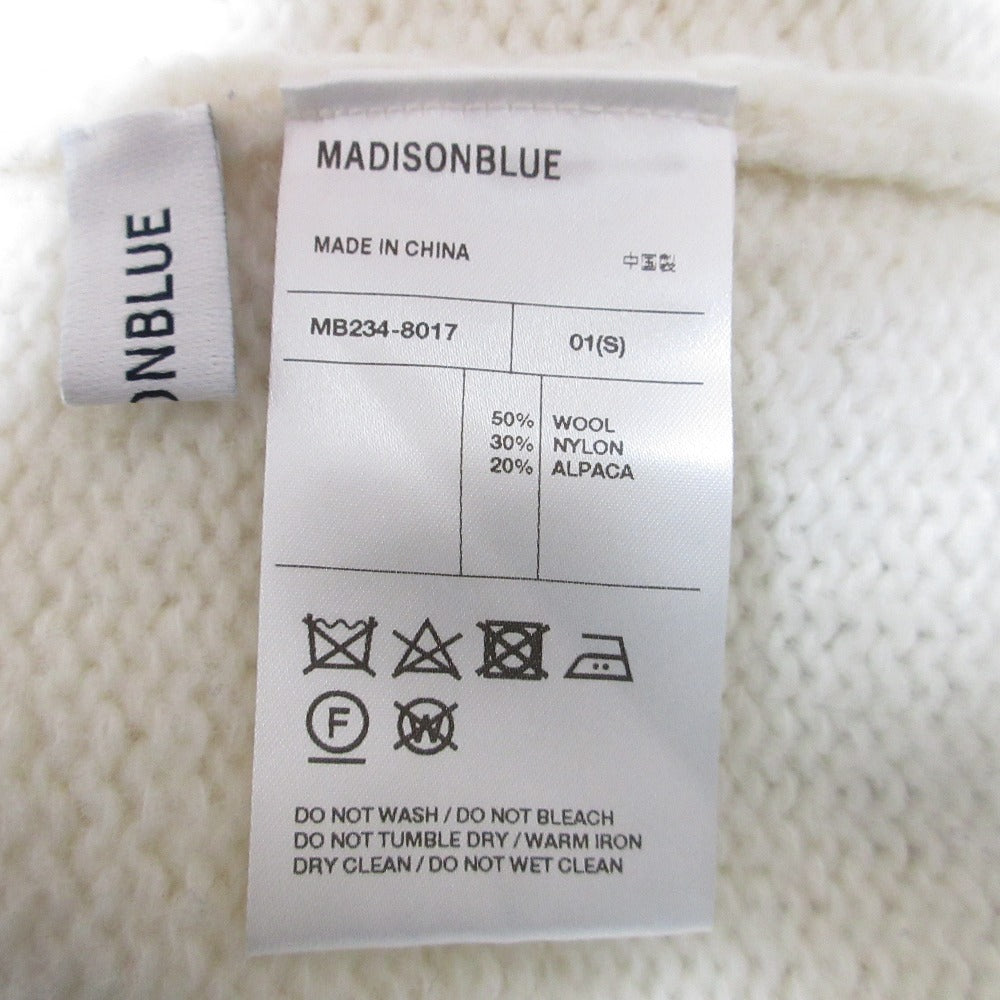 MADISONBLUE ルーズ V ネック PO アルパカ ブレンド ニット