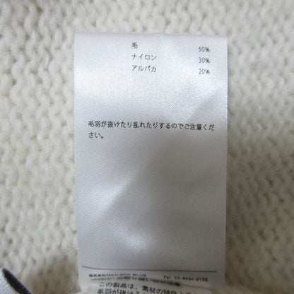 MADISONBLUE ルーズ V ネック PO アルパカ ブレンド ニット