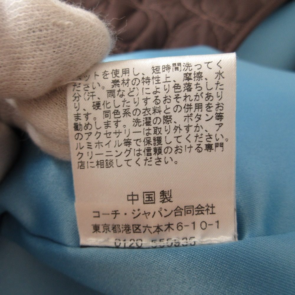 コーチ シグネチャー ナイロン キルティング ジャケット