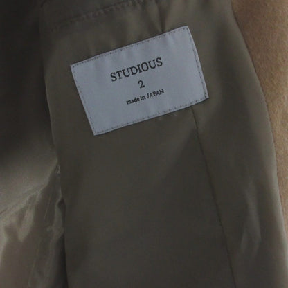 STUDIOUS チェスター コート ウール ブレンド コート