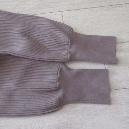 emmi atelier ニット ドッキング ロング ドレス