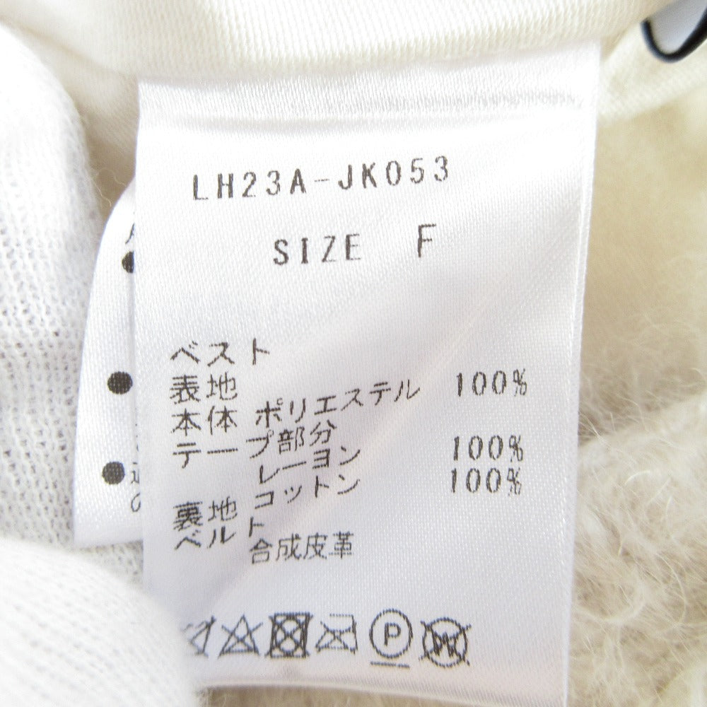 Lohen エコペル 2WAY ショート ジレ