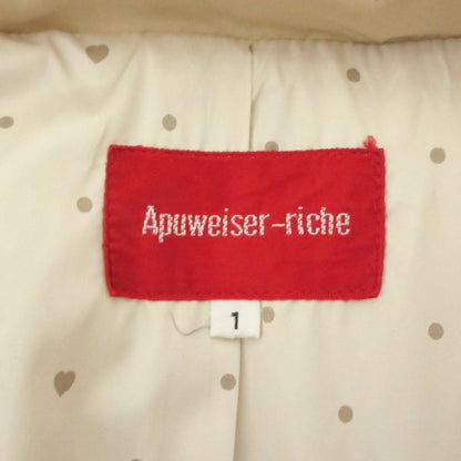 Apuweiser-riche ボリュームカラー ロングダウンコート