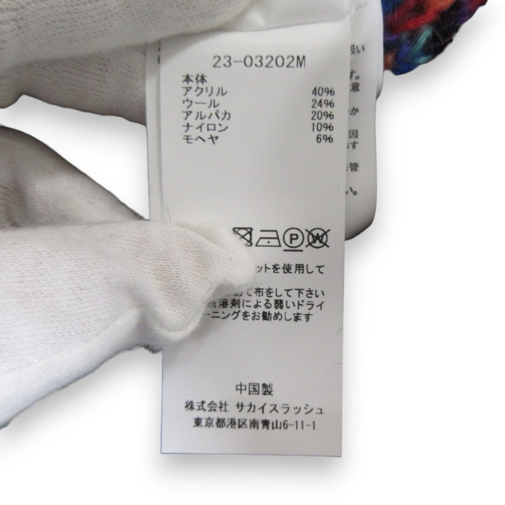 Sacai ジャカード ニット プルオーバー