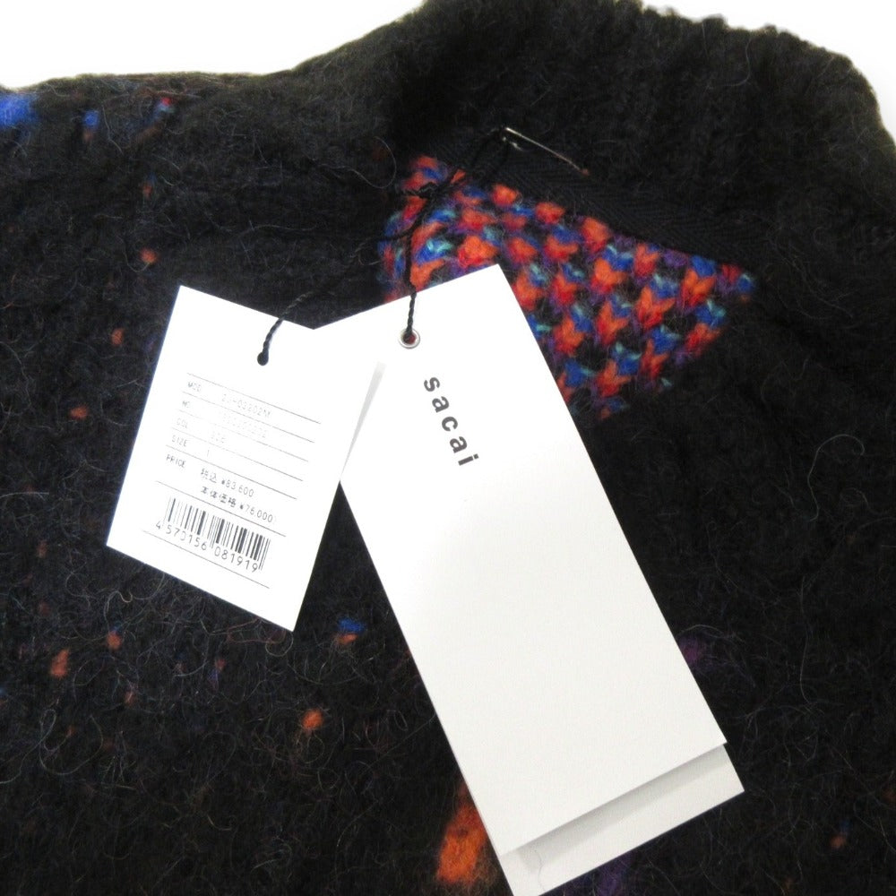 Sacai ジャカード ニット プルオーバー