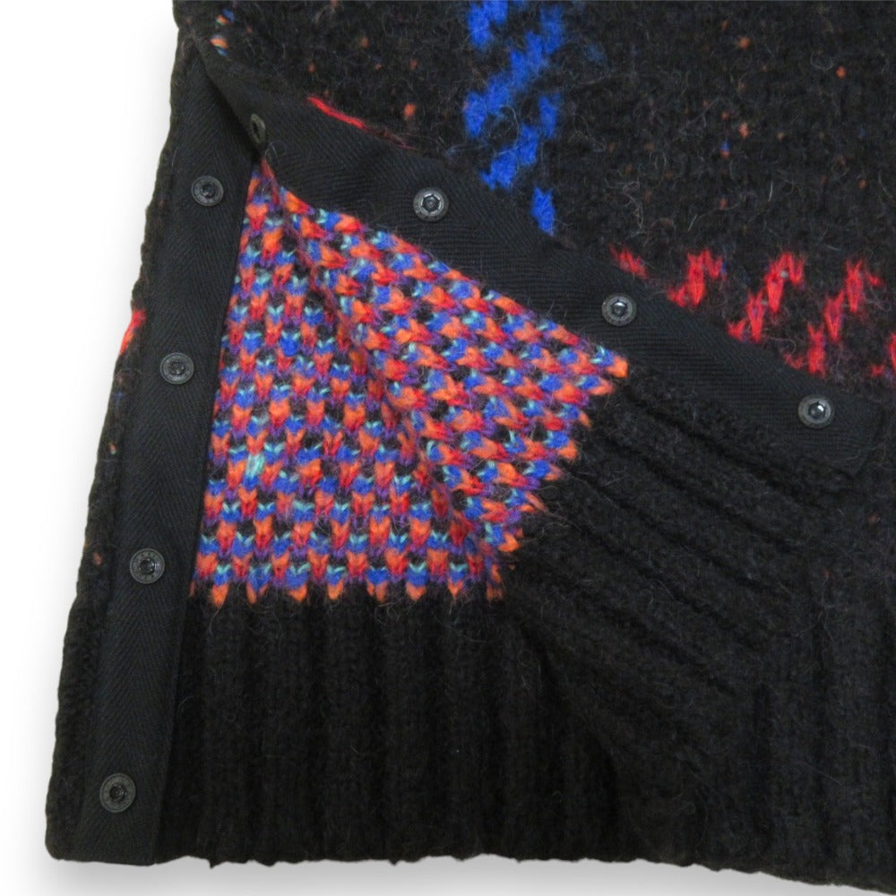 Sacai ジャカード ニット プルオーバー