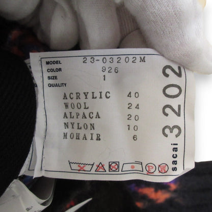 Sacai ジャカード ニット プルオーバー