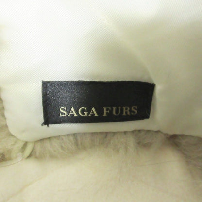 INED Saga Furs フォックス ファー アンゴラ ウール コート