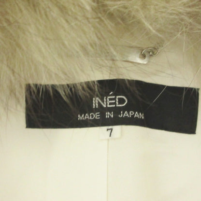 INED Saga Furs フォックス ファー アンゴラ ウール コート