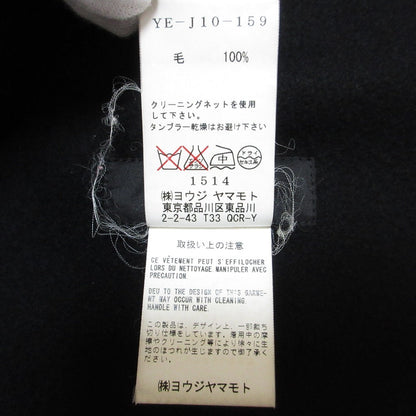 Y's カットオフ ウール ロング ジャケット