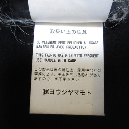 Y's カットオフ ウール ロング ジャケット