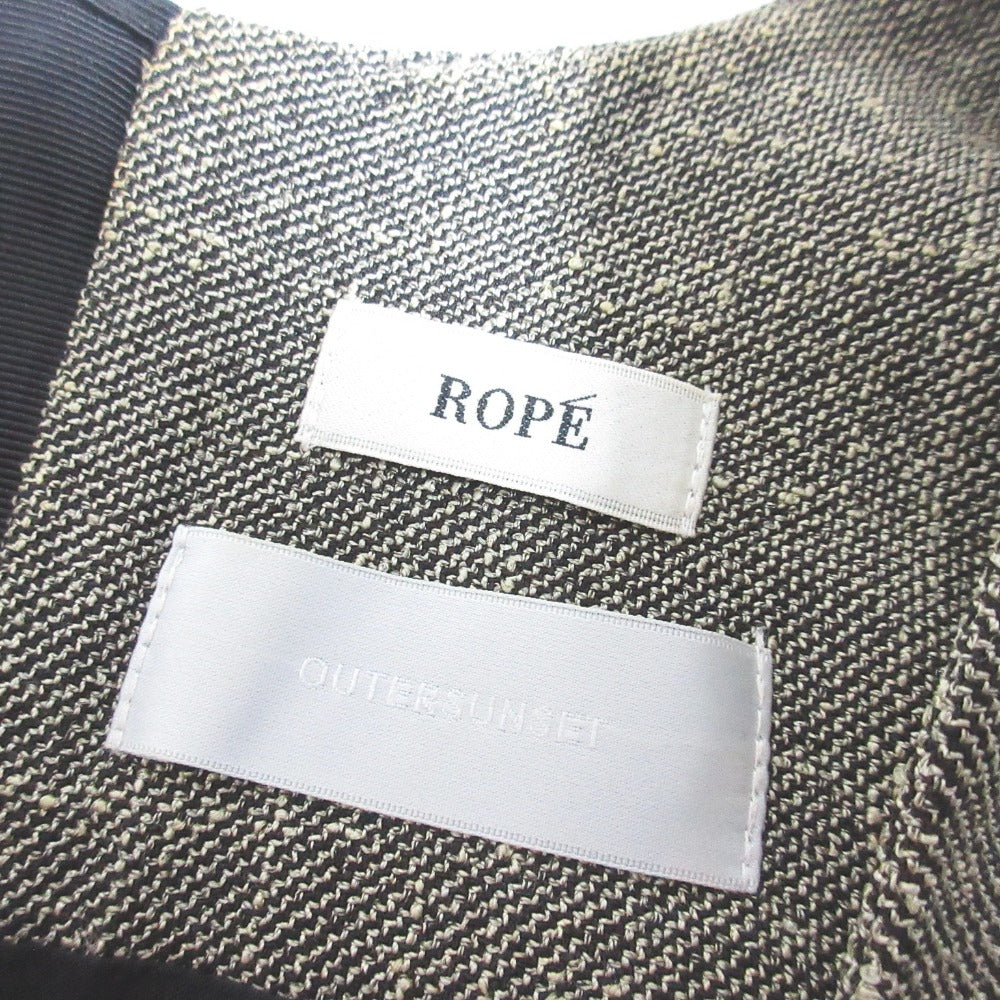ROPE × OUTERSUNSET ツイード ロング ドレス