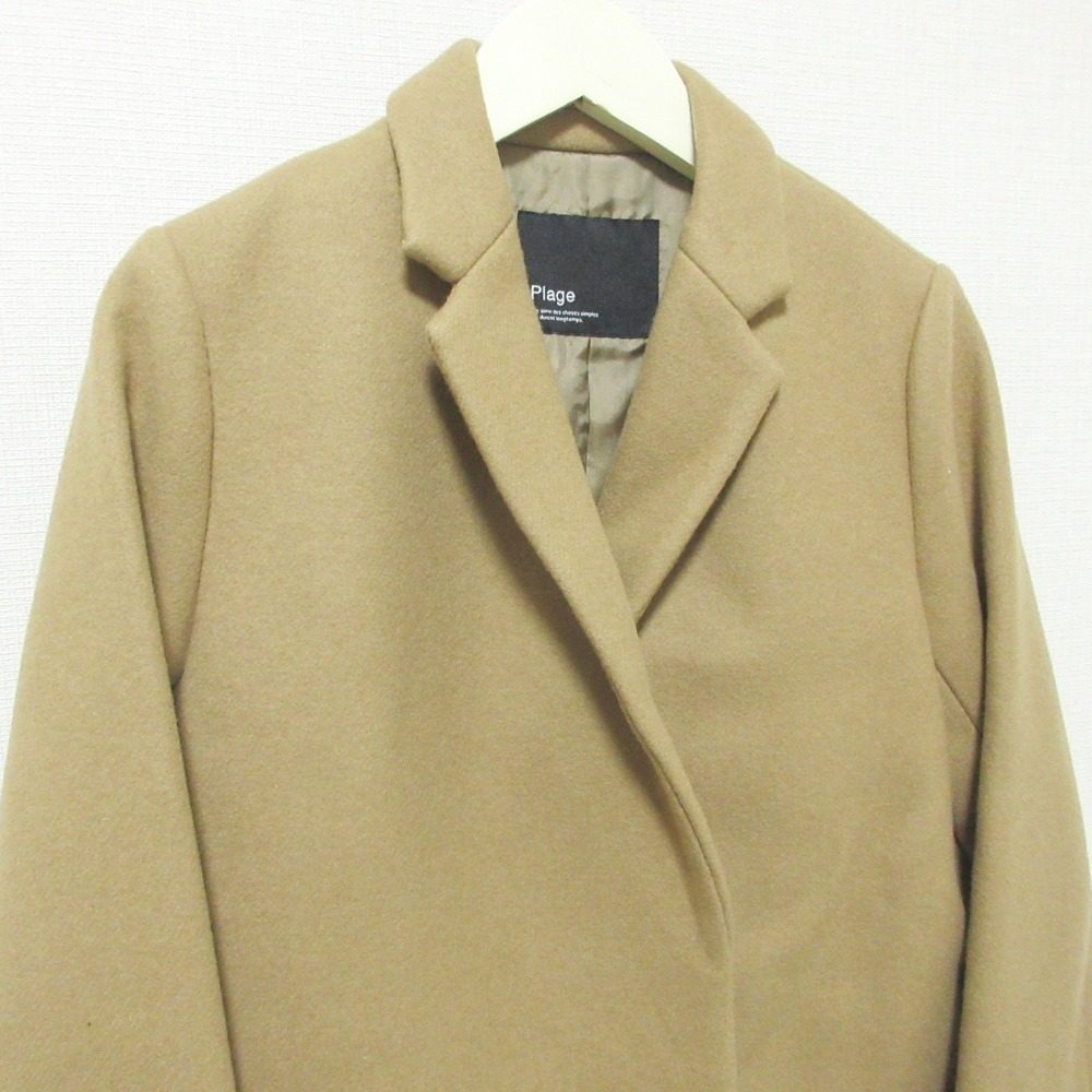 Plage ウール ロング チェスター コート