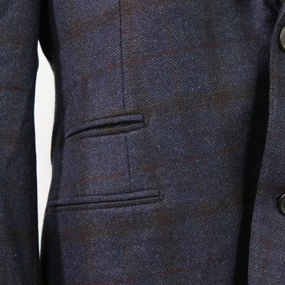 エルメス シングル ブレスト カシミア ジャケット
