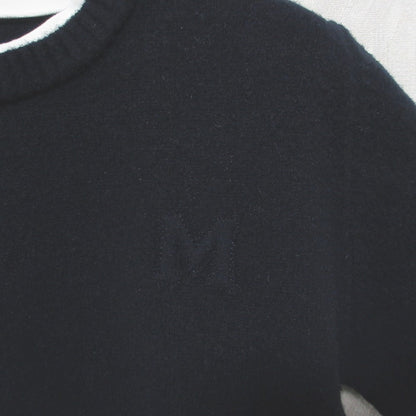 Mila Owen Mモチーフ ウールブレンド ミニニットワンピース