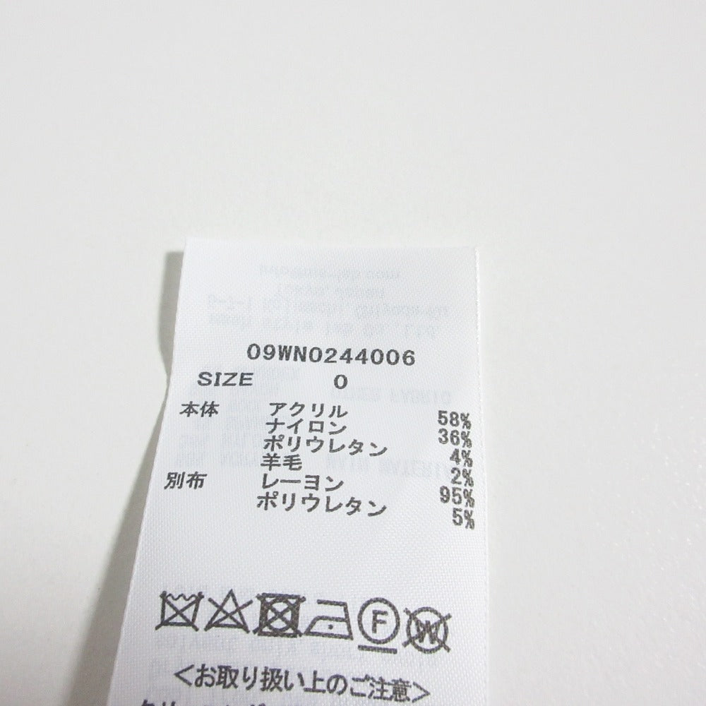 Mila Owen Mモチーフ ウールブレンド ミニニットワンピース