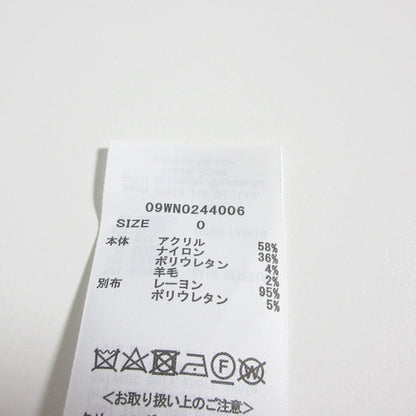 Mila Owen Mモチーフ ウールブレンド ミニニットワンピース