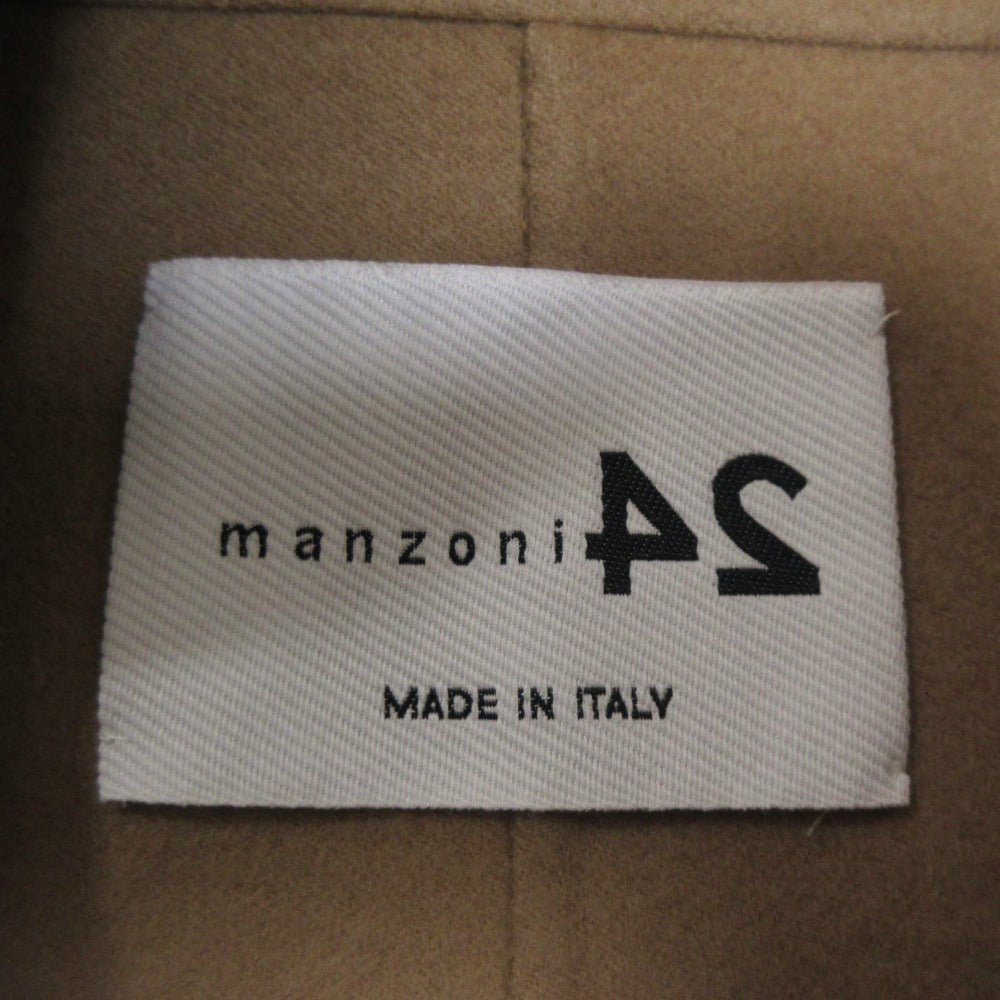 MANZONI24 ロロ ピアーナ ファブリック ウール カシミア コート
