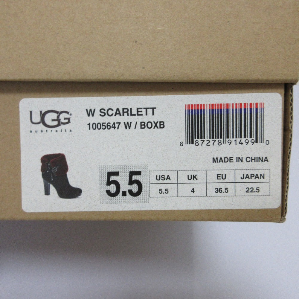 アグ SCARLETT シープスキン ショートブーツ