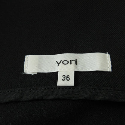 yori Vネック リボン サロペット ストレッチ オールインワン