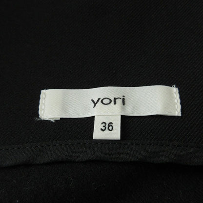 yori Vネック リボン サロペット ストレッチ オールインワン