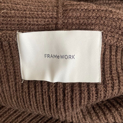 FRAMeWORK ニットロングコート