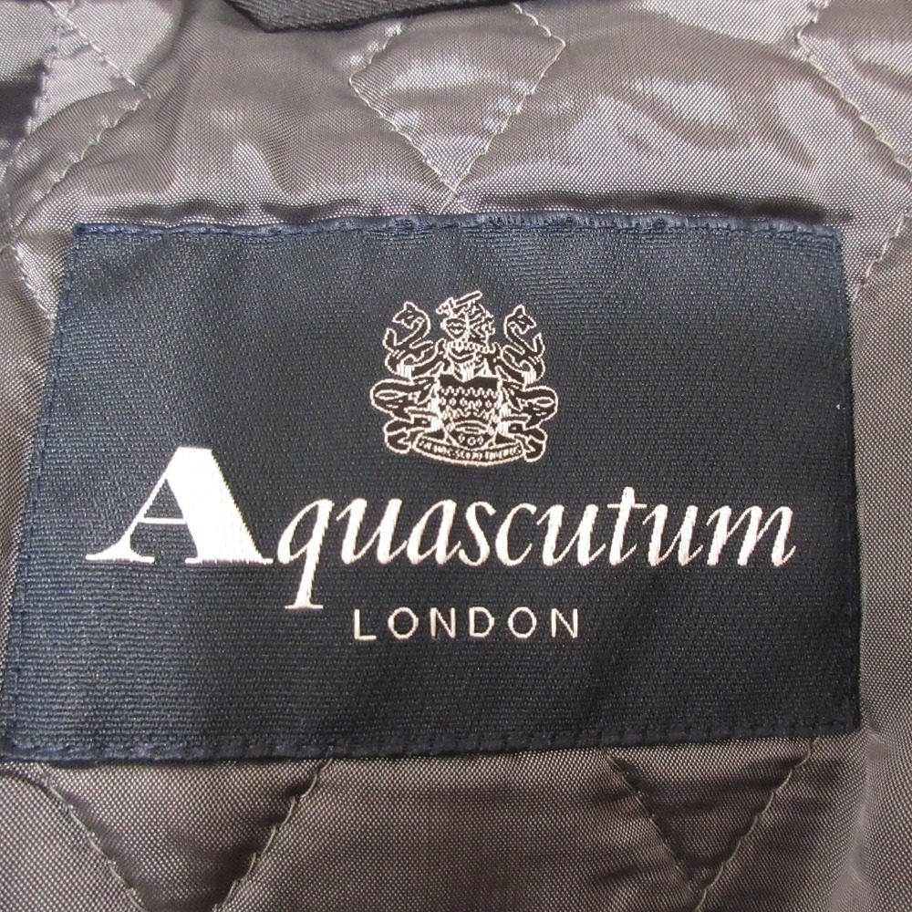 Aquascutum シルク100% パッド入りジャケット