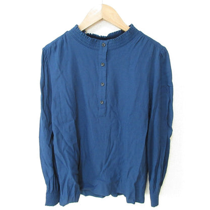 A.P.C. ギャザー ネック 長袖 プルオーバー ブラウス