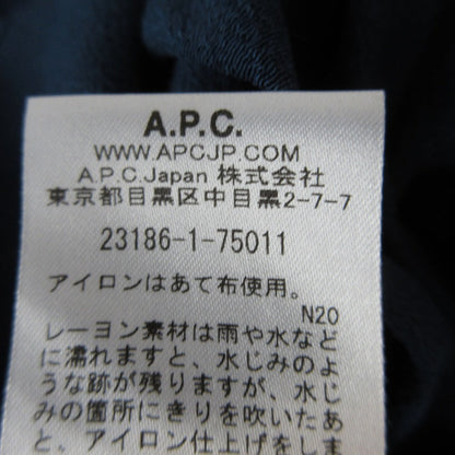 A.P.C. ギャザー ネック 長袖 プルオーバー ブラウス