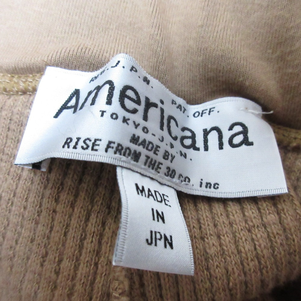 Americana サーマルワッフルフレアパンツ